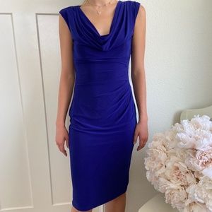 Lauren By Ralph Lauren Dress, Size 6, Cobalt Blue
